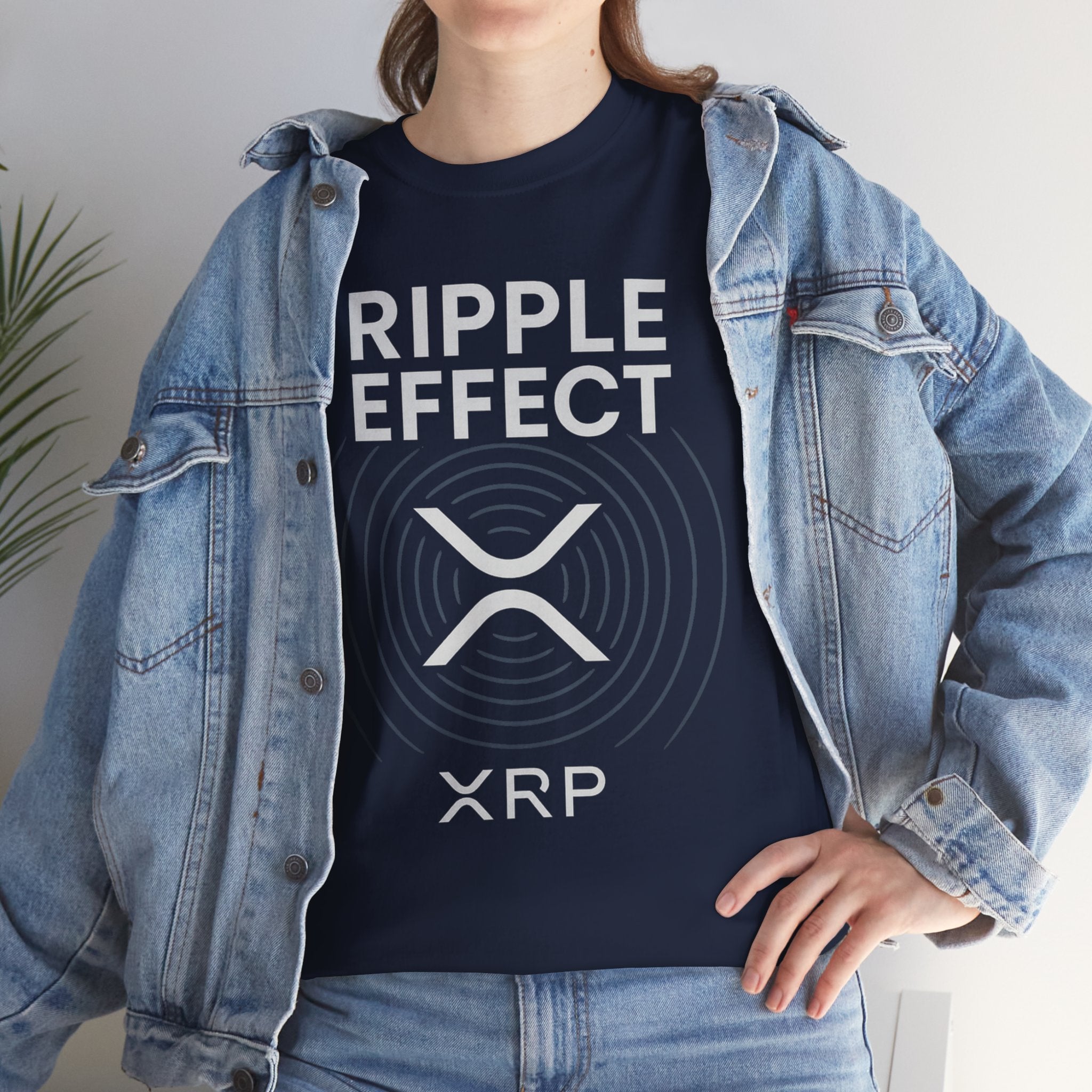 Ripple Effect XRP Tee — Minimal Cryptocurrency Logo T-Shirt