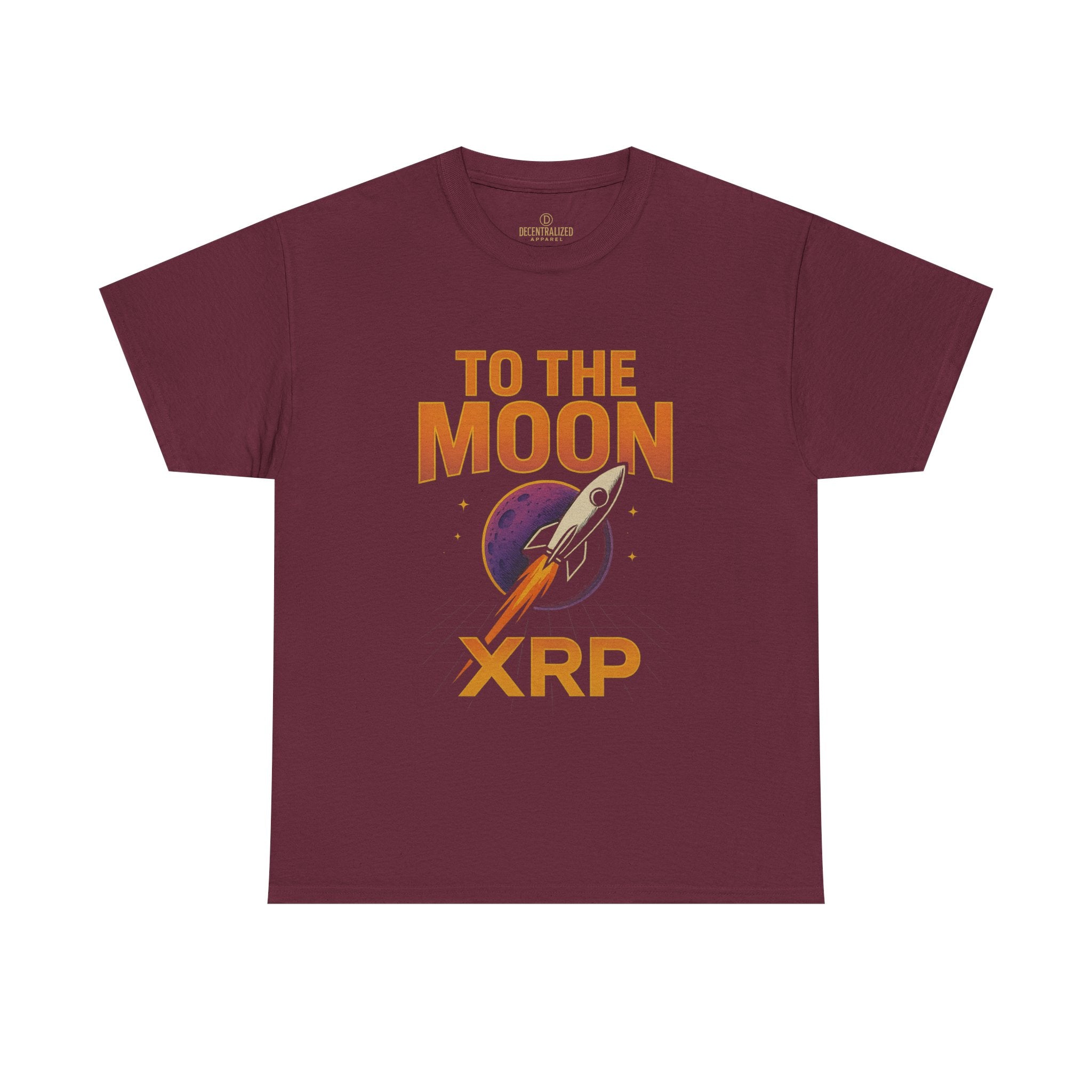 XRP To The Moon Tee — Cryptocurrency Investor Rocket Shirt