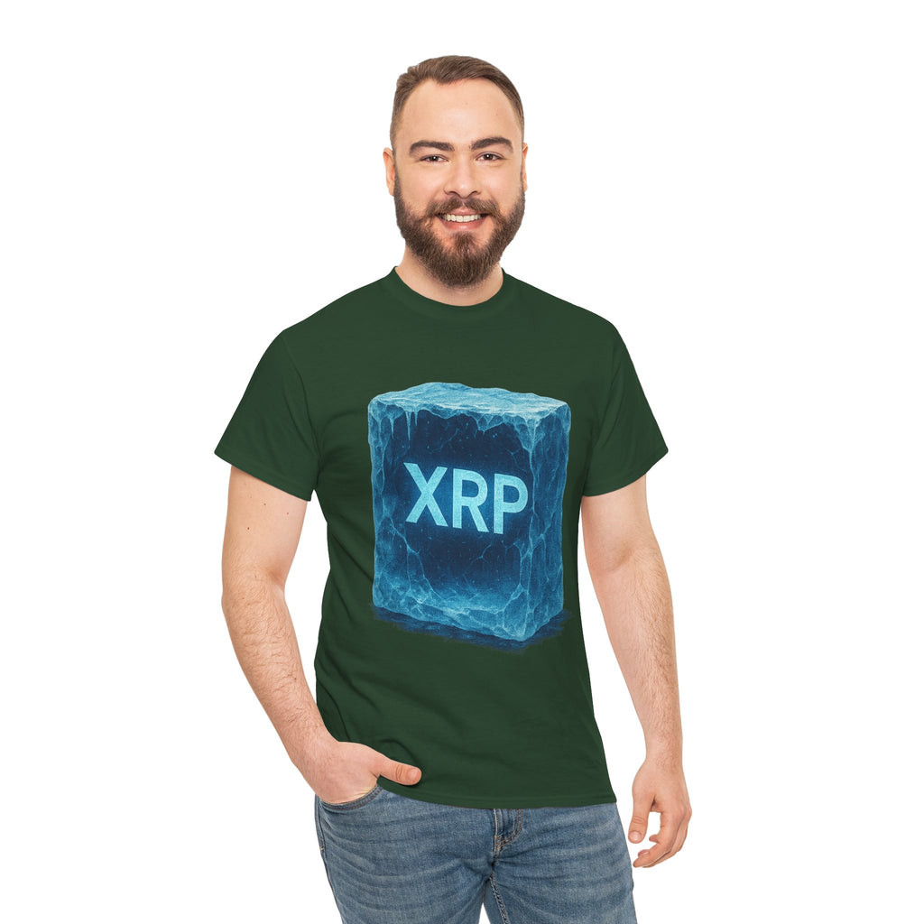 XRP Ice Block Tee — Crypto Ripple Logo T-Shirt