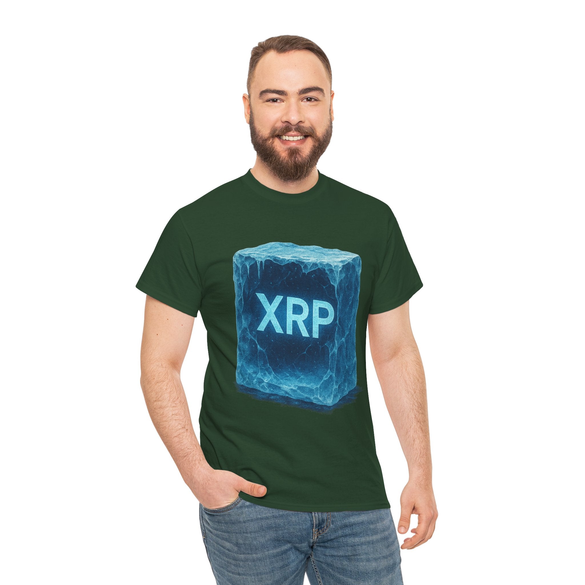 XRP Ice Block Tee — Crypto Ripple Logo T-Shirt