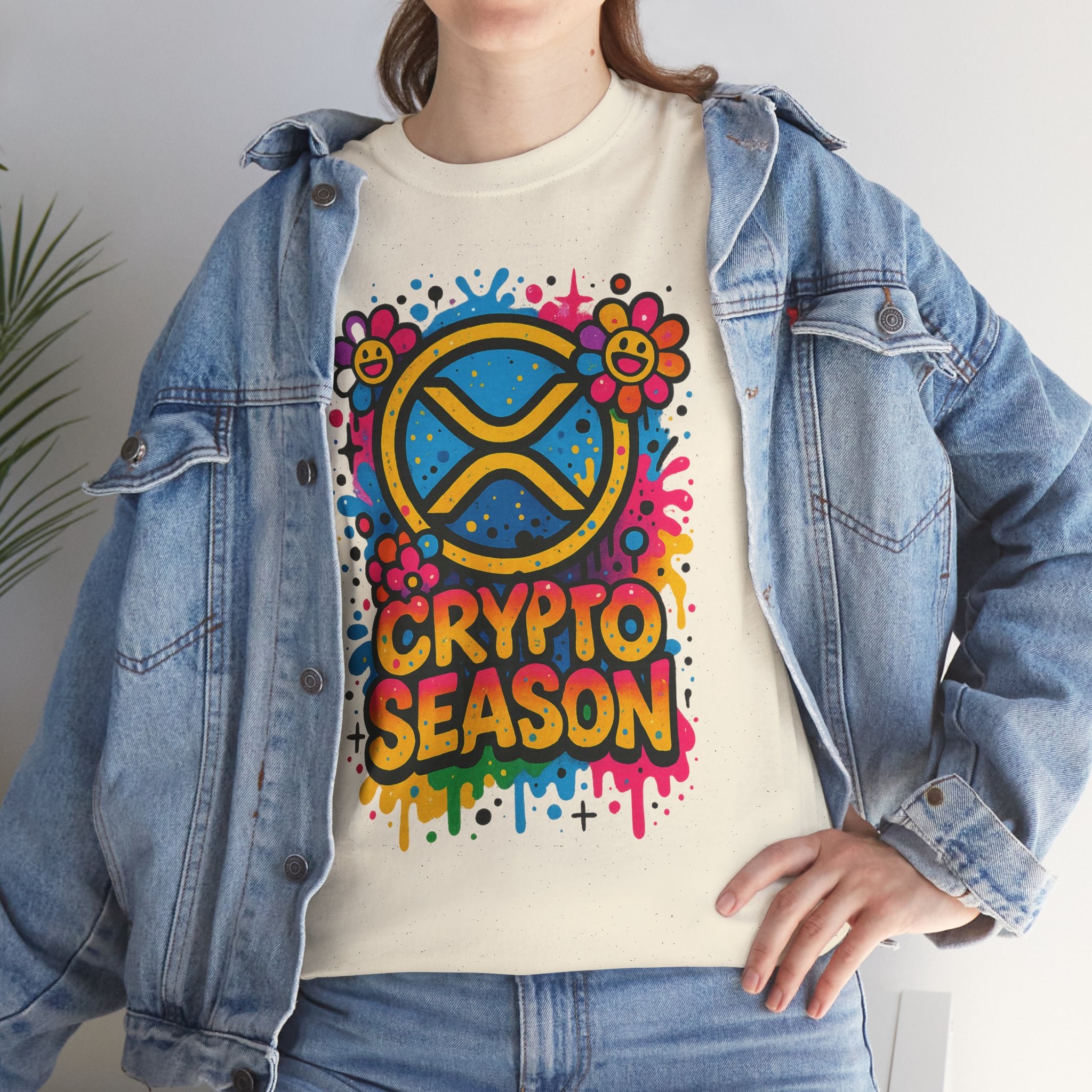 Crypto Season T-Shirt — Colorful Ripple XRP Logo Tee