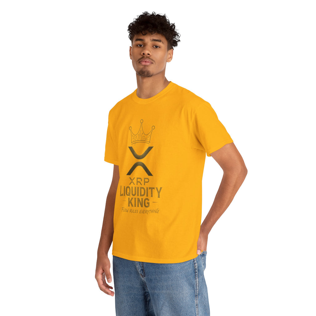 XRP Liquidity King Tee — Crypto Crown T-Shirt