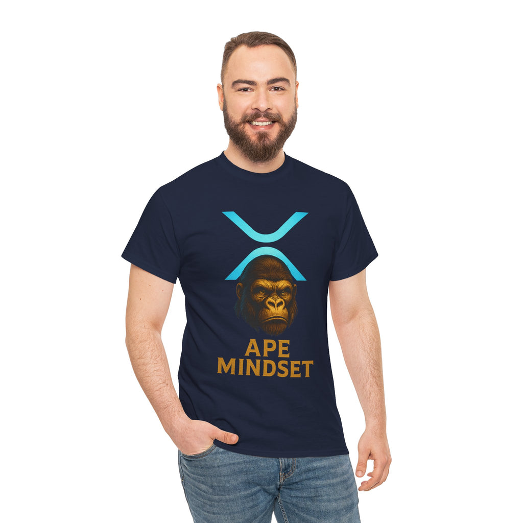 Ape Mindset T-Shirt — Crypto XRP Ape Graphic Tee