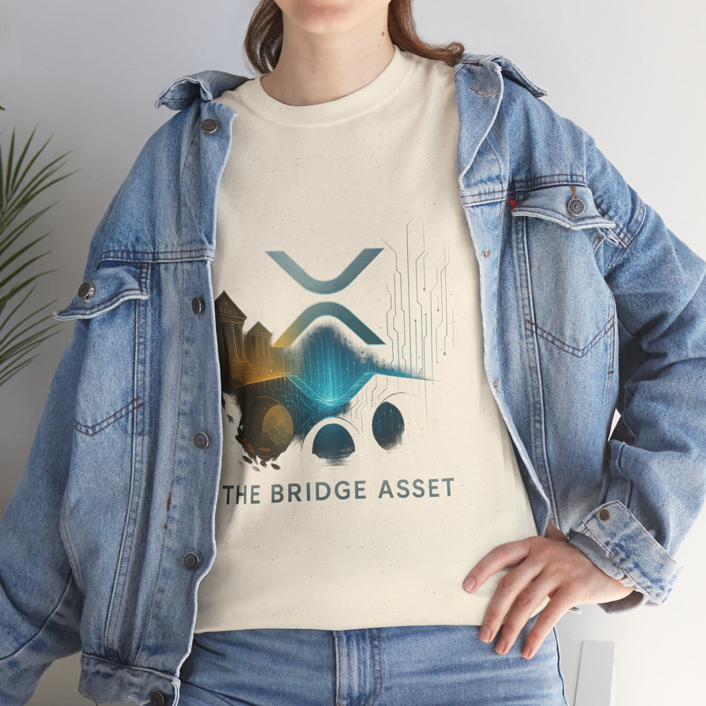 Ripple XRP Crypto Tee — 'The Bridge Asset' Logo T-Shirt