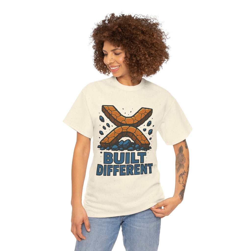 Built Different T-Shirt — Rugged Crypto X Design Tee