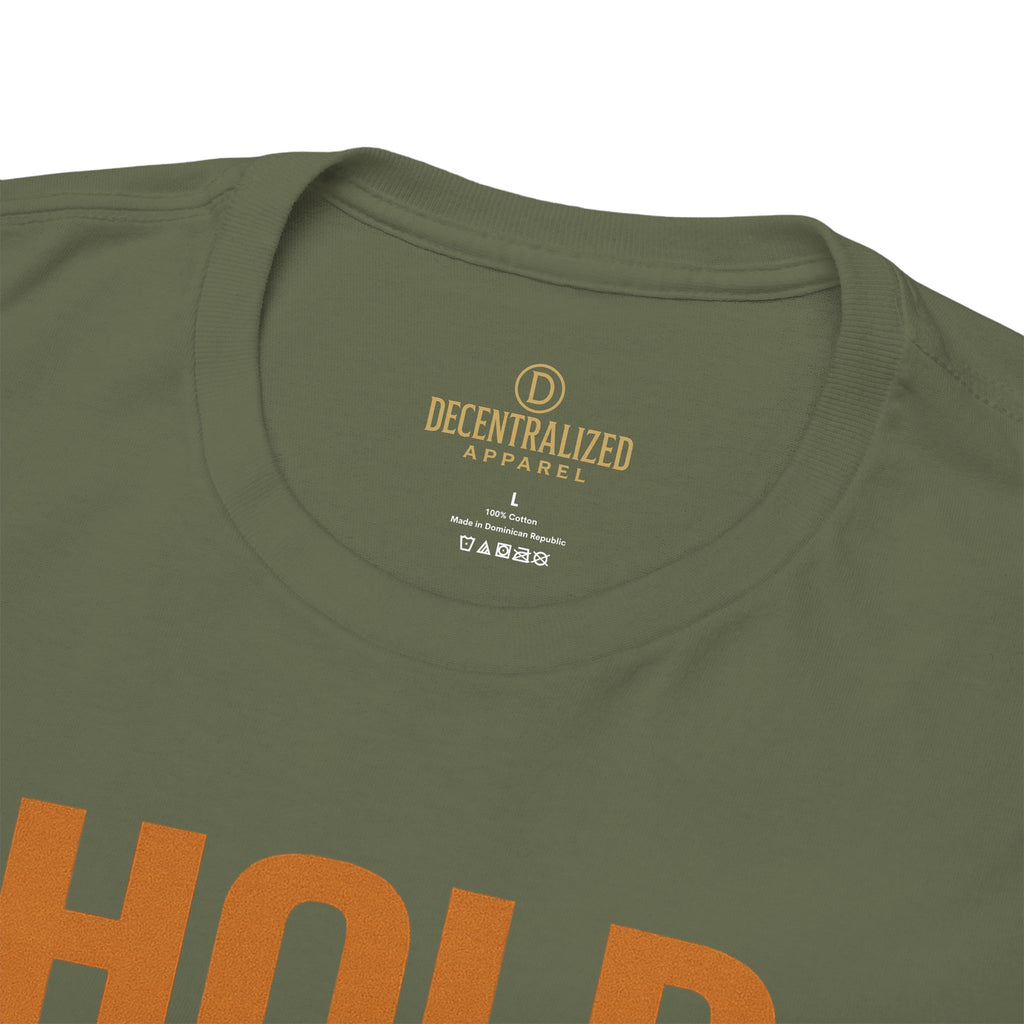 Hold The Line Tee — Bold Flag Graphic Cryptocurrency XRP Shirt