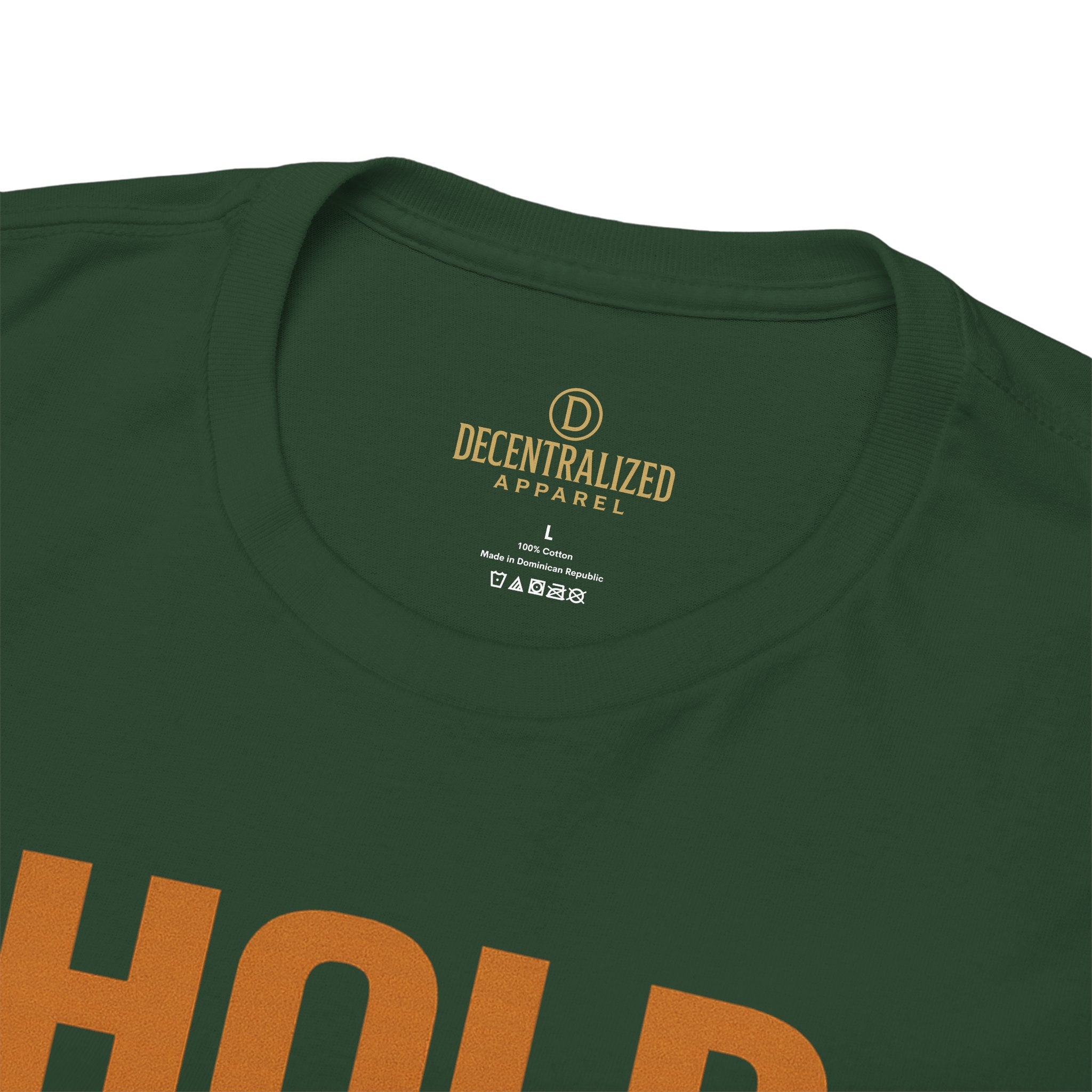 Hold The Line Tee — Bold Flag Graphic Cryptocurrency XRP Shirt
