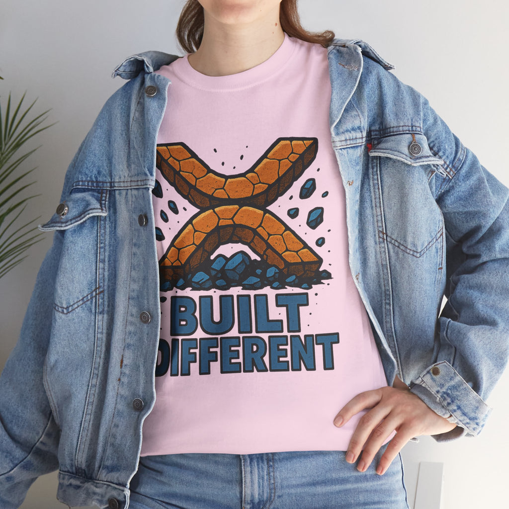 Built Different T-Shirt — Rugged Crypto X Design Tee