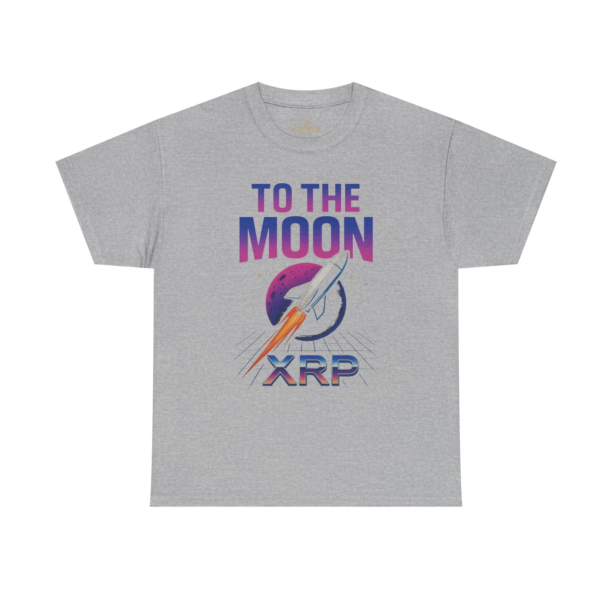 XRP 'To The Moon' T-Shirt — Crypto Investor Rocket Tee