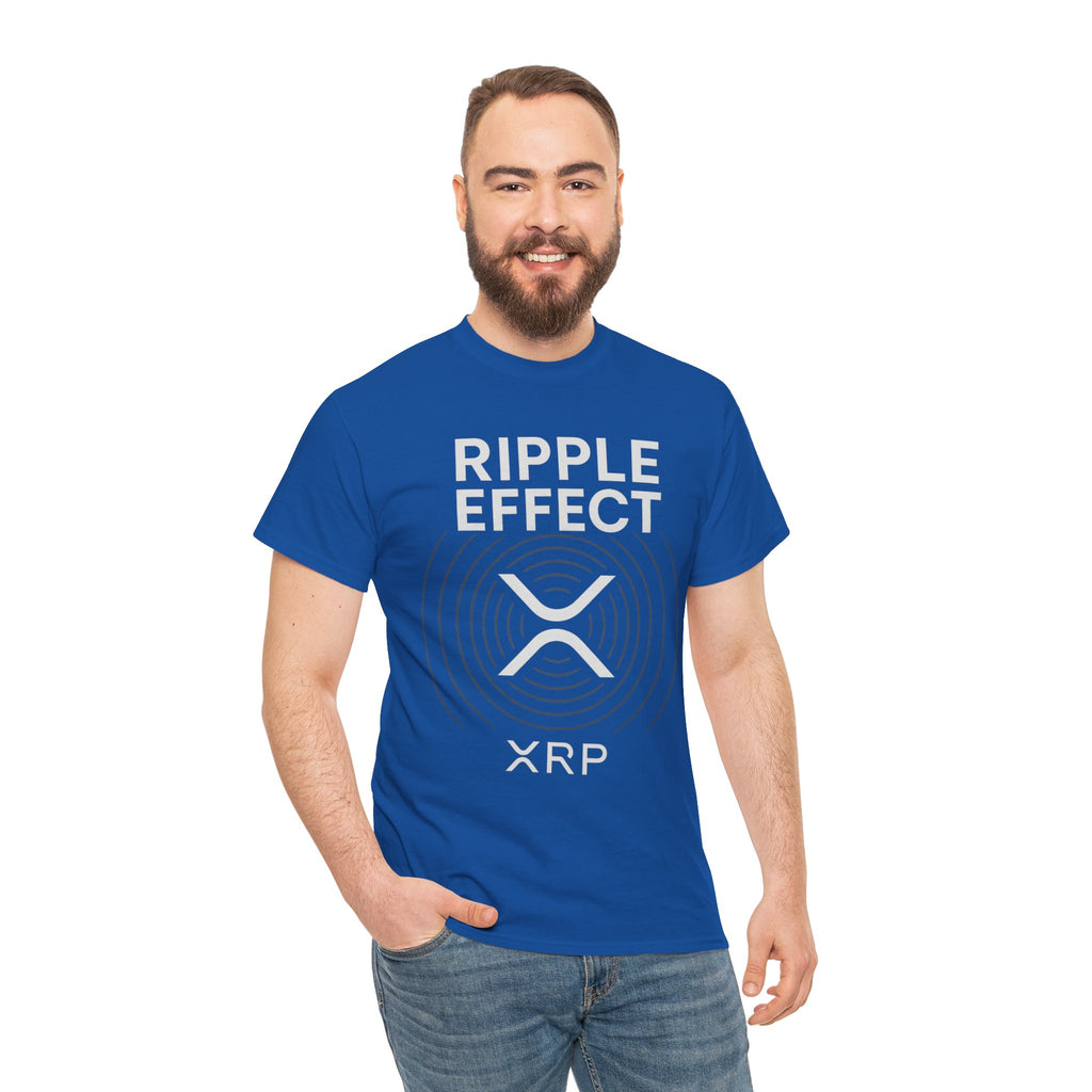 Ripple Effect XRP Tee — Minimal Cryptocurrency Logo T-Shirt