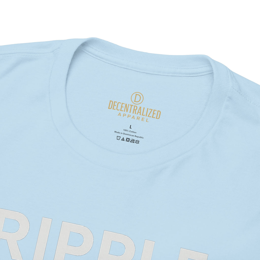 Ripple Effect XRP Tee — Minimal Cryptocurrency Logo T-Shirt
