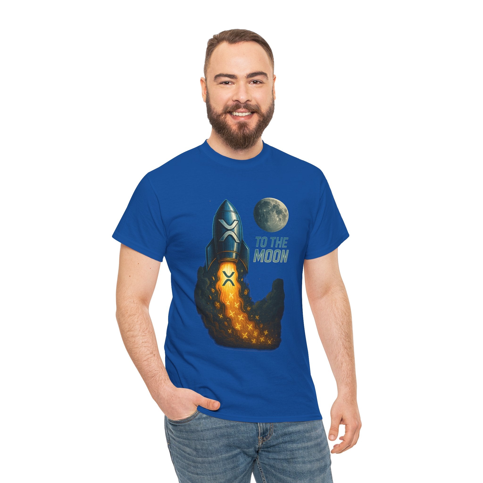 Rocket 'To the Moon' T-Shirt - Space Exploration Graphic Tee