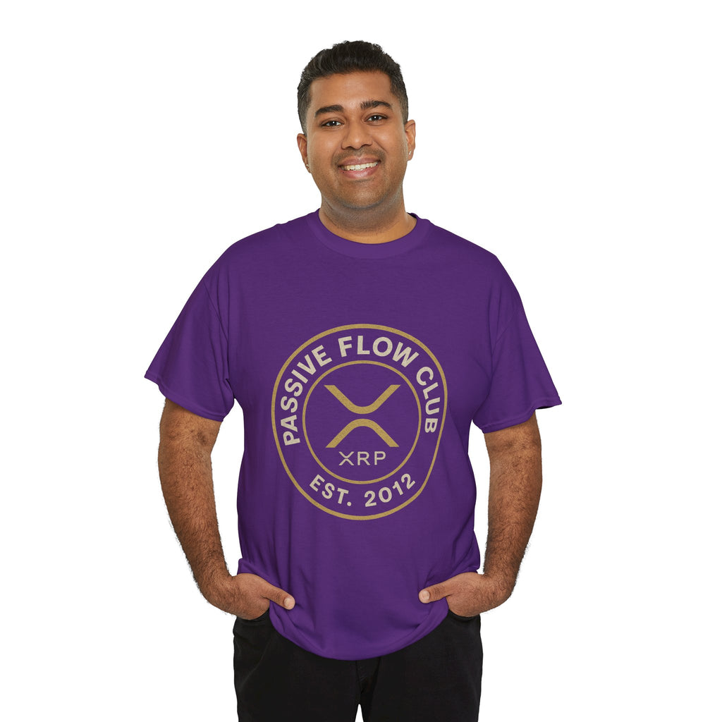 XRP Passive Flow Club T‑Shirt — Crypto Logo Tee (Est. 2012)