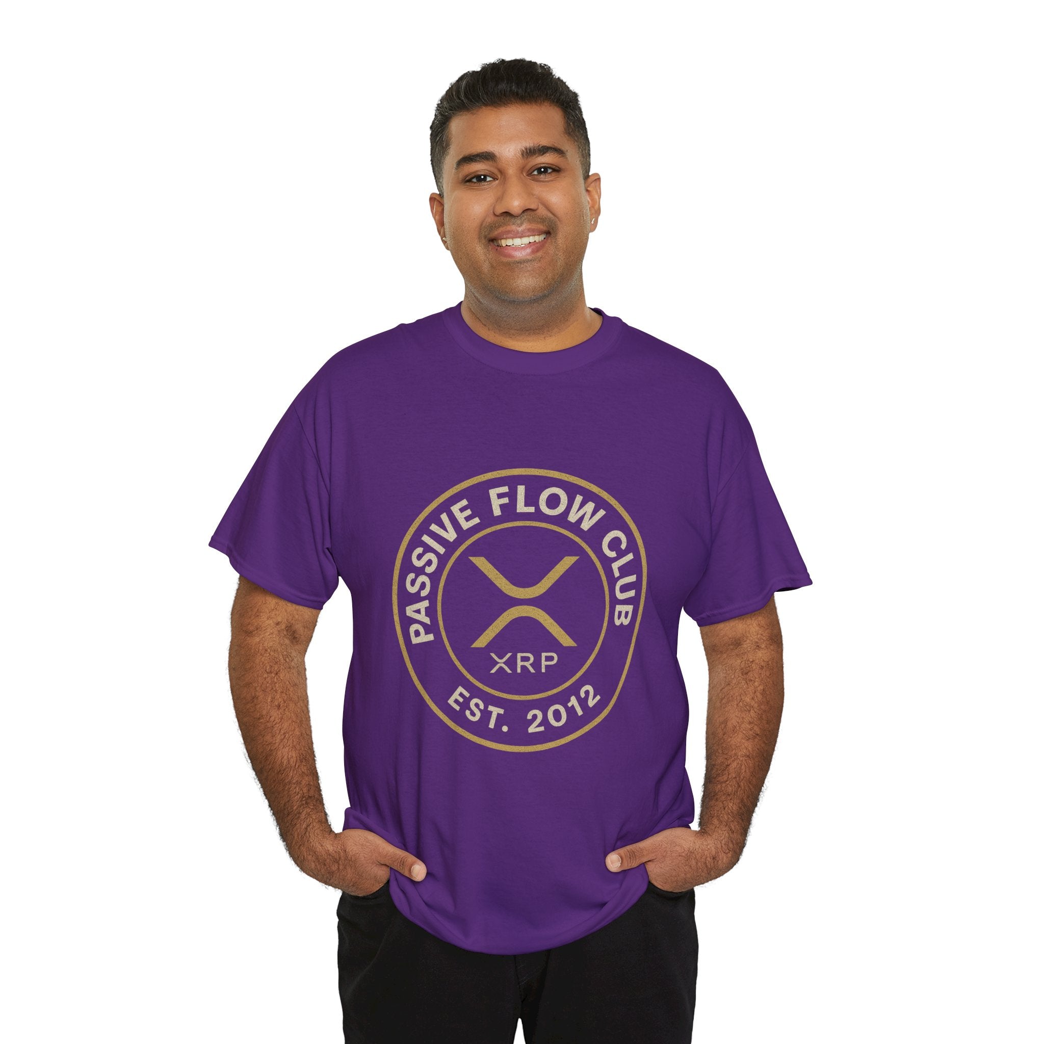 XRP Passive Flow Club T‑Shirt — Crypto Logo Tee (Est. 2012)