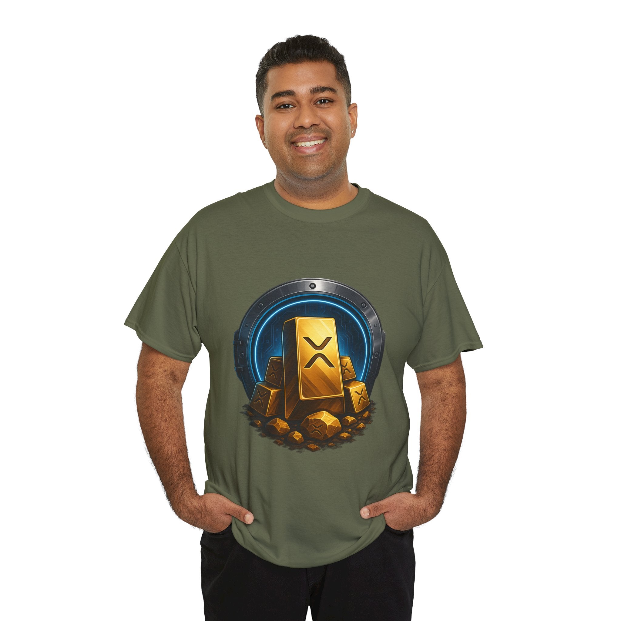 Crypto Gold Bars T-Shirt — Ripple (XRP) Stack Graphic Tee
