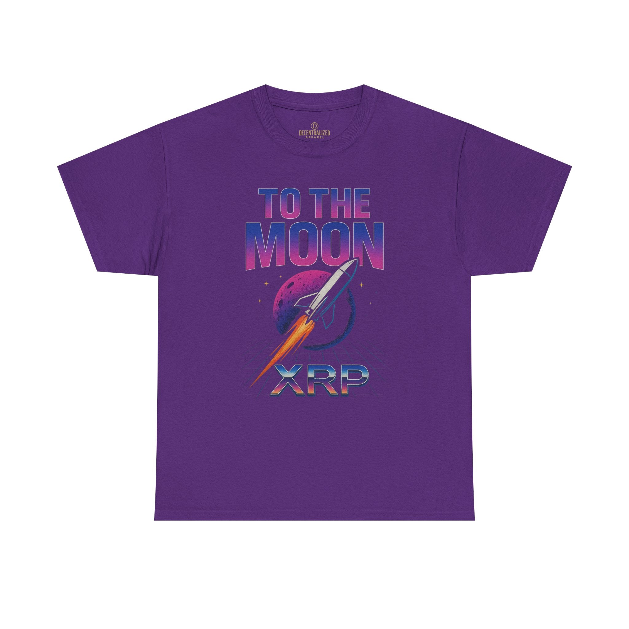 XRP 'To The Moon' T-Shirt — Crypto Investor Rocket Tee
