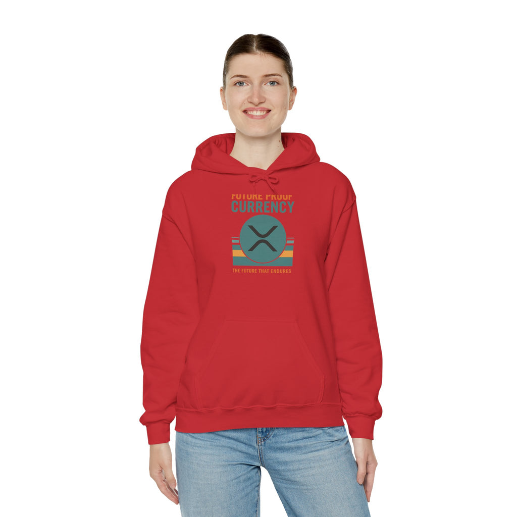 Ripple Crypto Hoodie – “Future Proof Currency” Retro Logo Sweatshirt