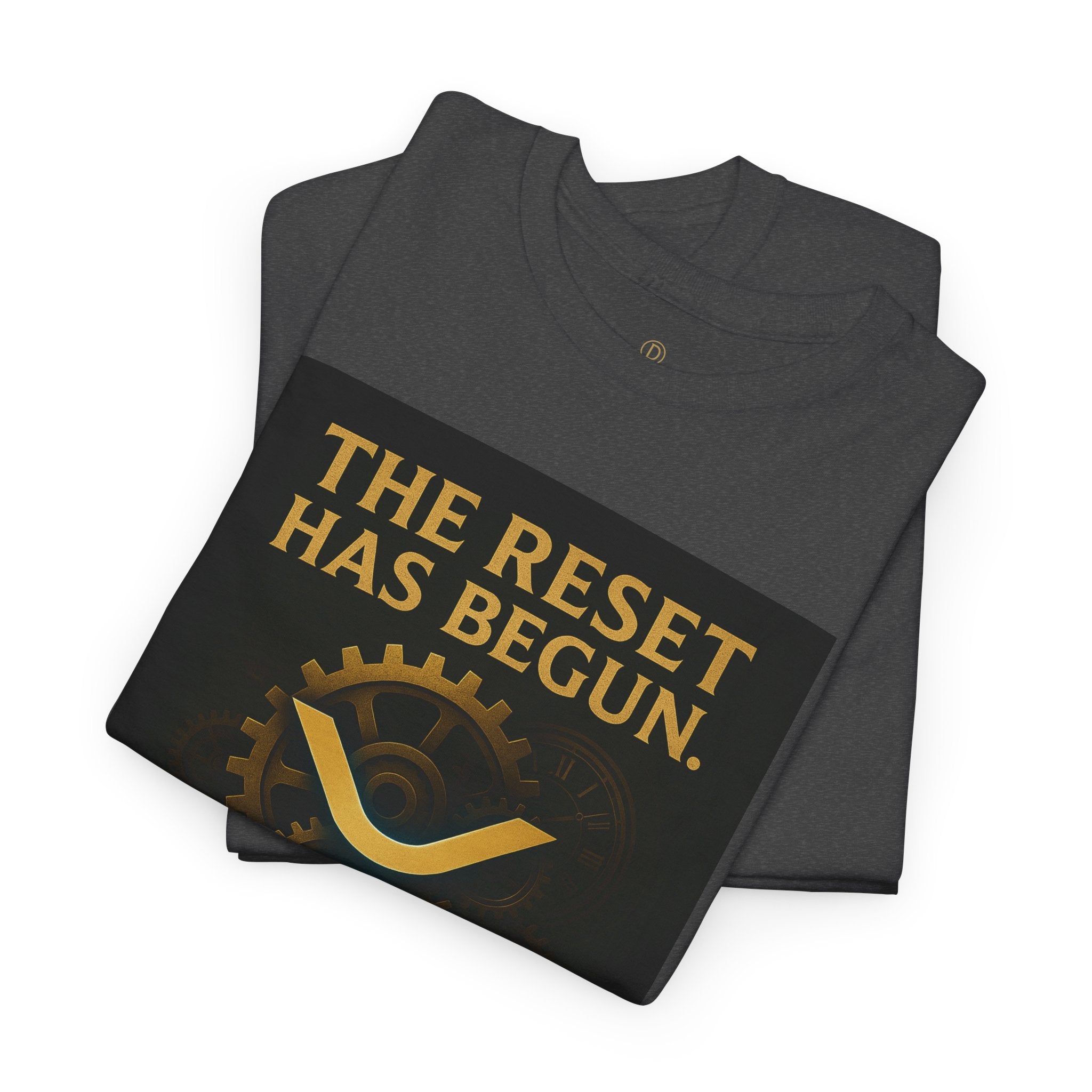 XRP Crypto Tee — "The Reset Has Begun" Bitcoin Alternative Shirt