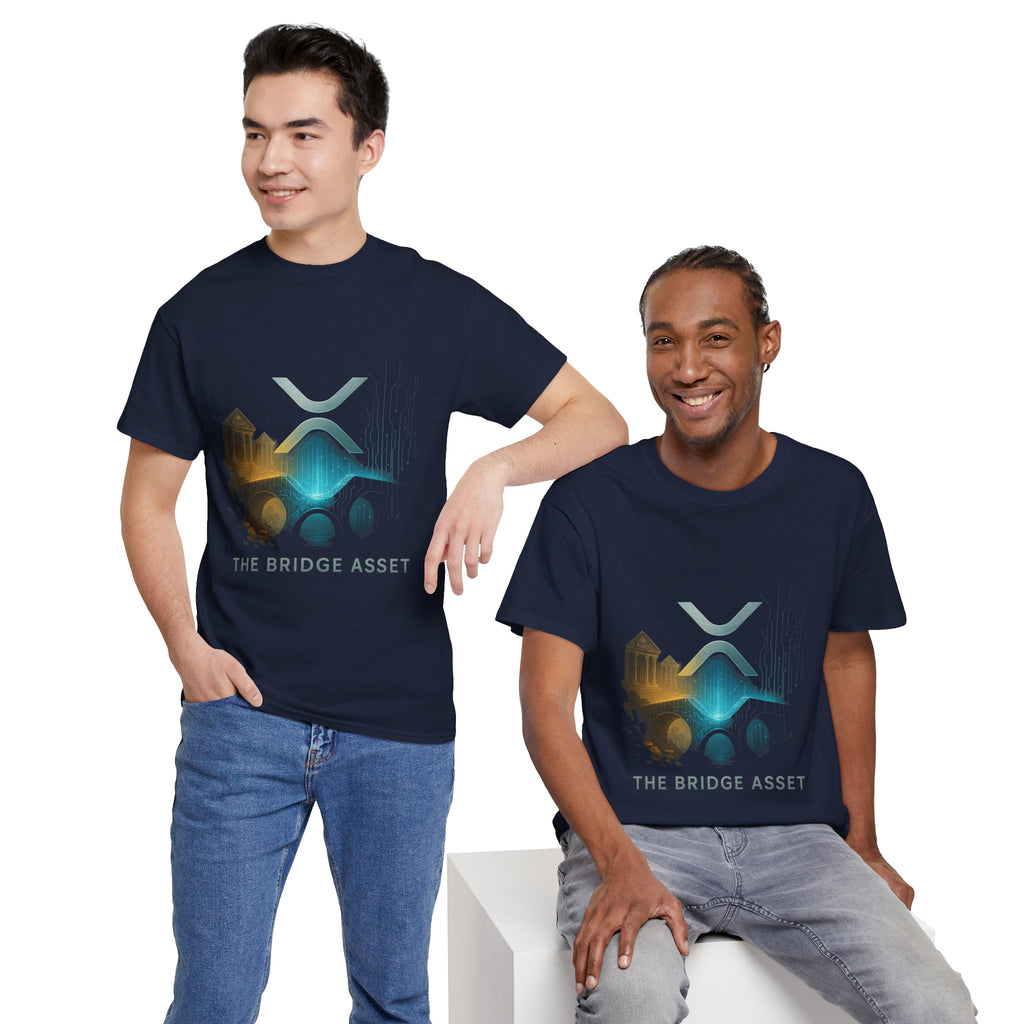 Ripple XRP Crypto Tee — 'The Bridge Asset' Logo T-Shirt