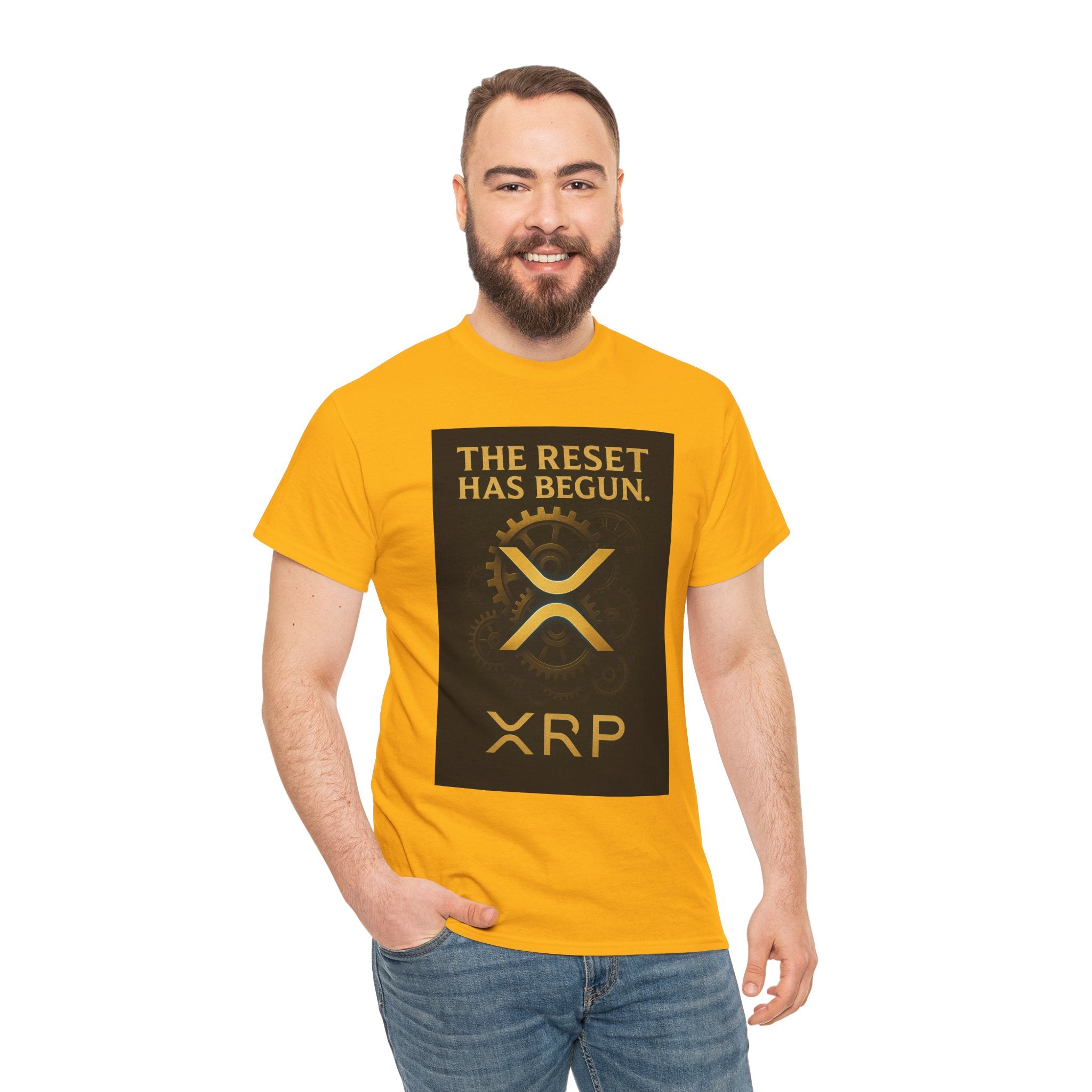 XRP Crypto Tee — "The Reset Has Begun" Bitcoin Alternative Shirt