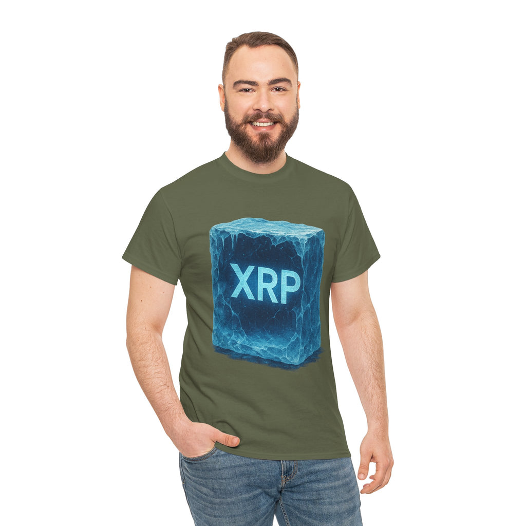XRP Ice Block Tee — Crypto Ripple Logo T-Shirt
