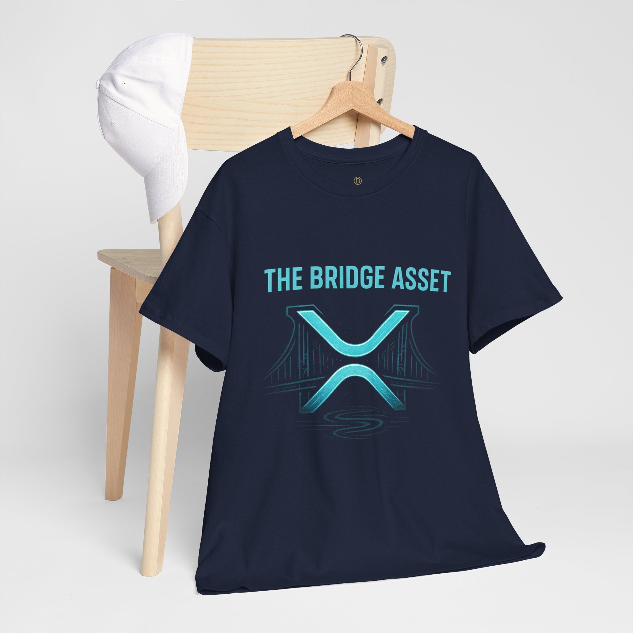 XRP 'The Bridge Asset' Graphic Tee — Crypto Ripple Logo Shirt