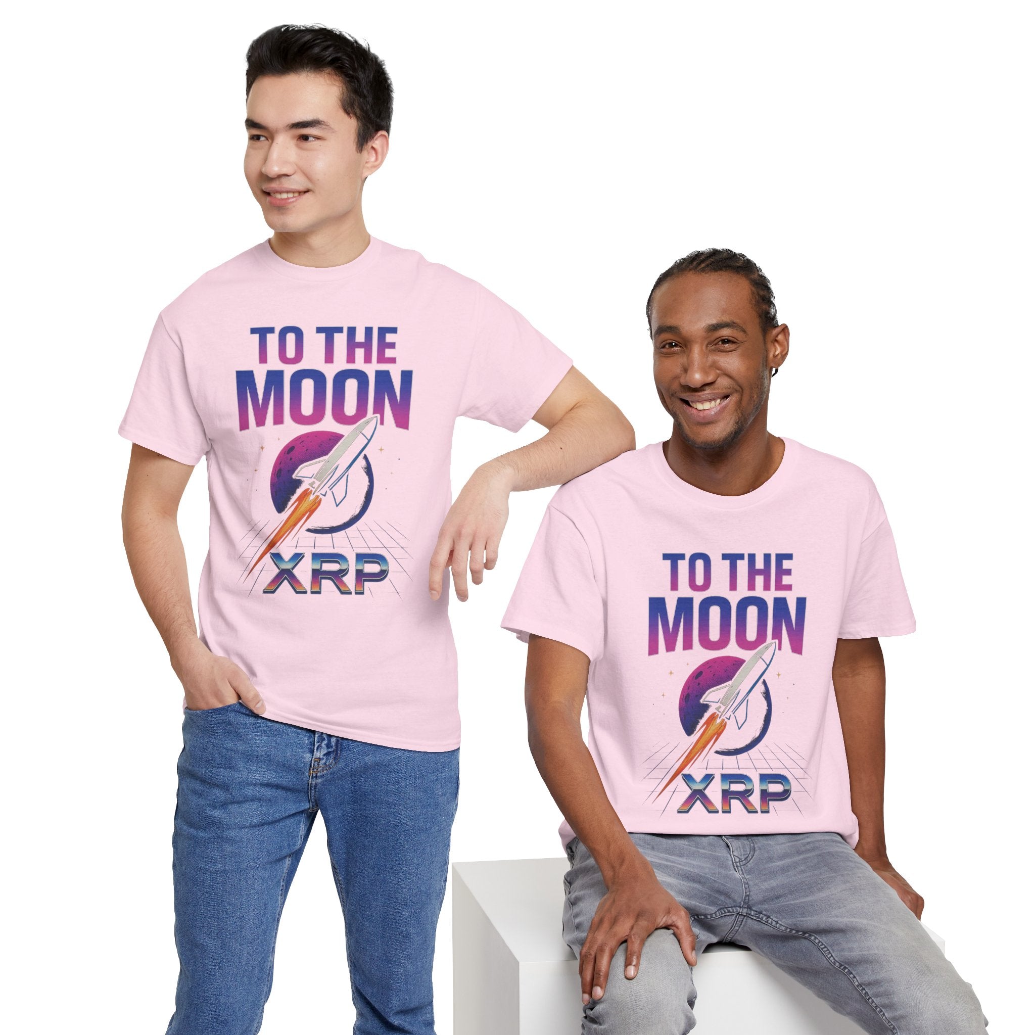 XRP 'To The Moon' T-Shirt — Crypto Investor Rocket Tee