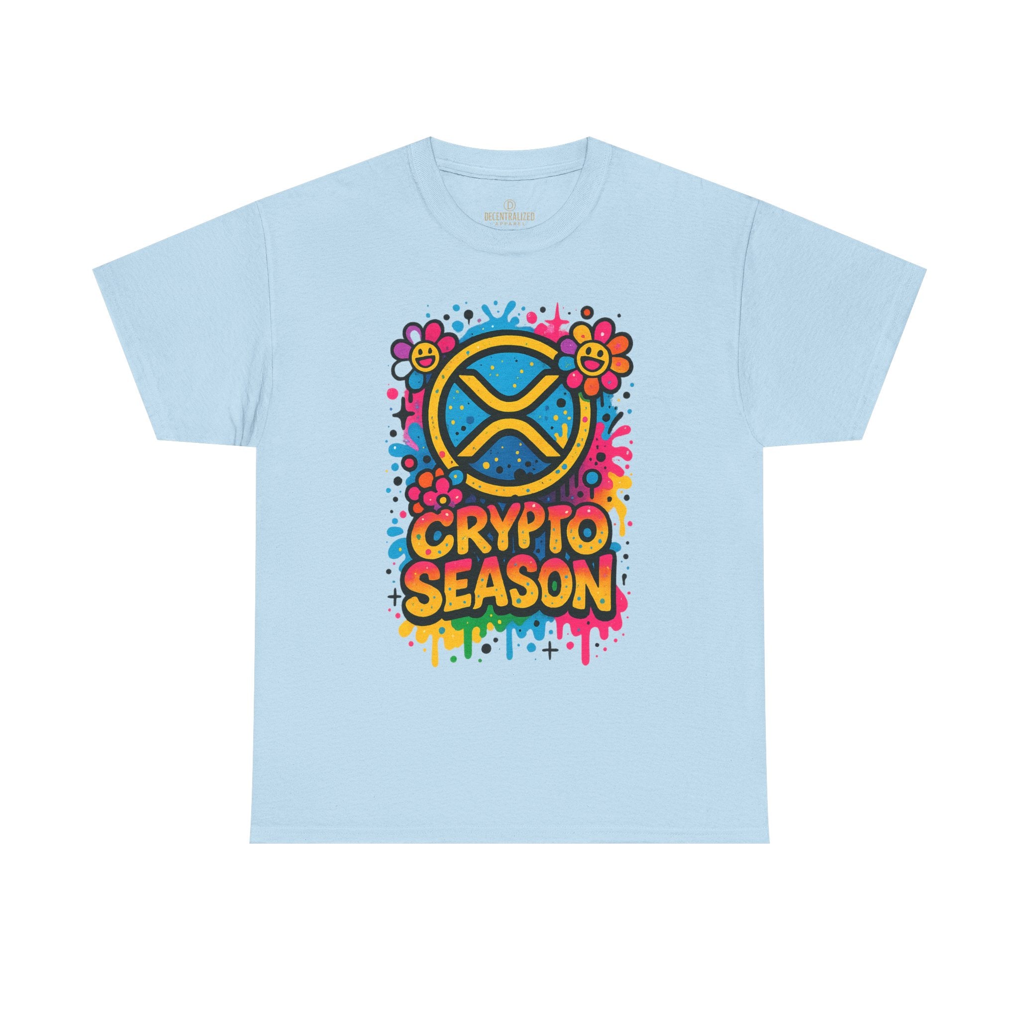 Crypto Season T-Shirt — Colorful Ripple XRP Logo Tee