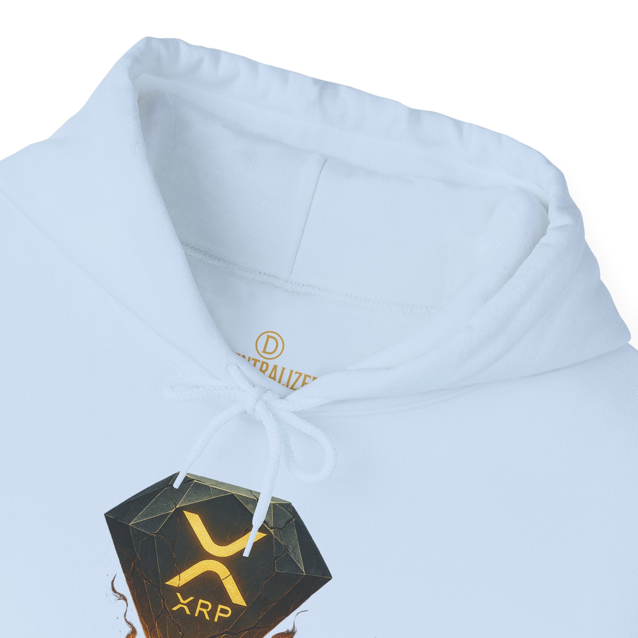 XRP Crypto Hoodie — "Pressure Built The Standard" Logo Pullover