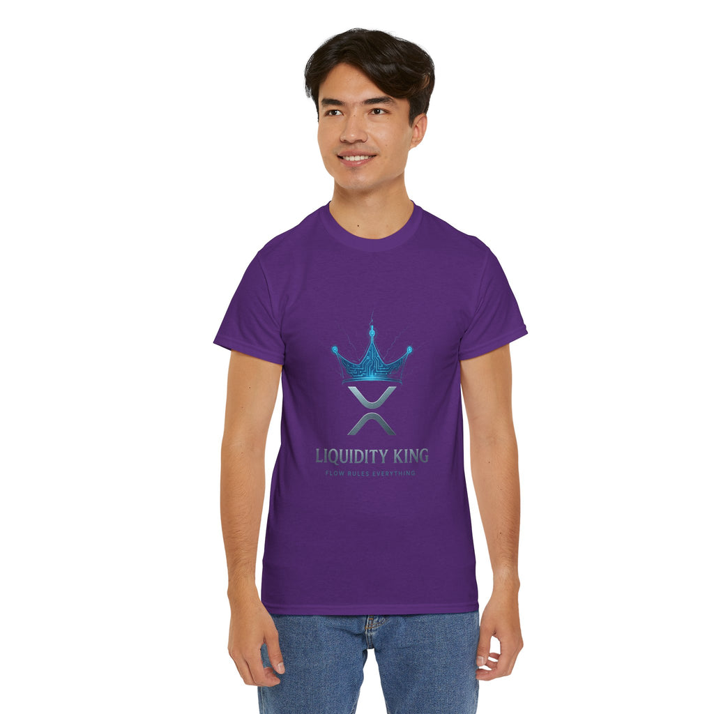 RIPPLE Liquidity King T-Shirt — Crypto XRP Crown Tee