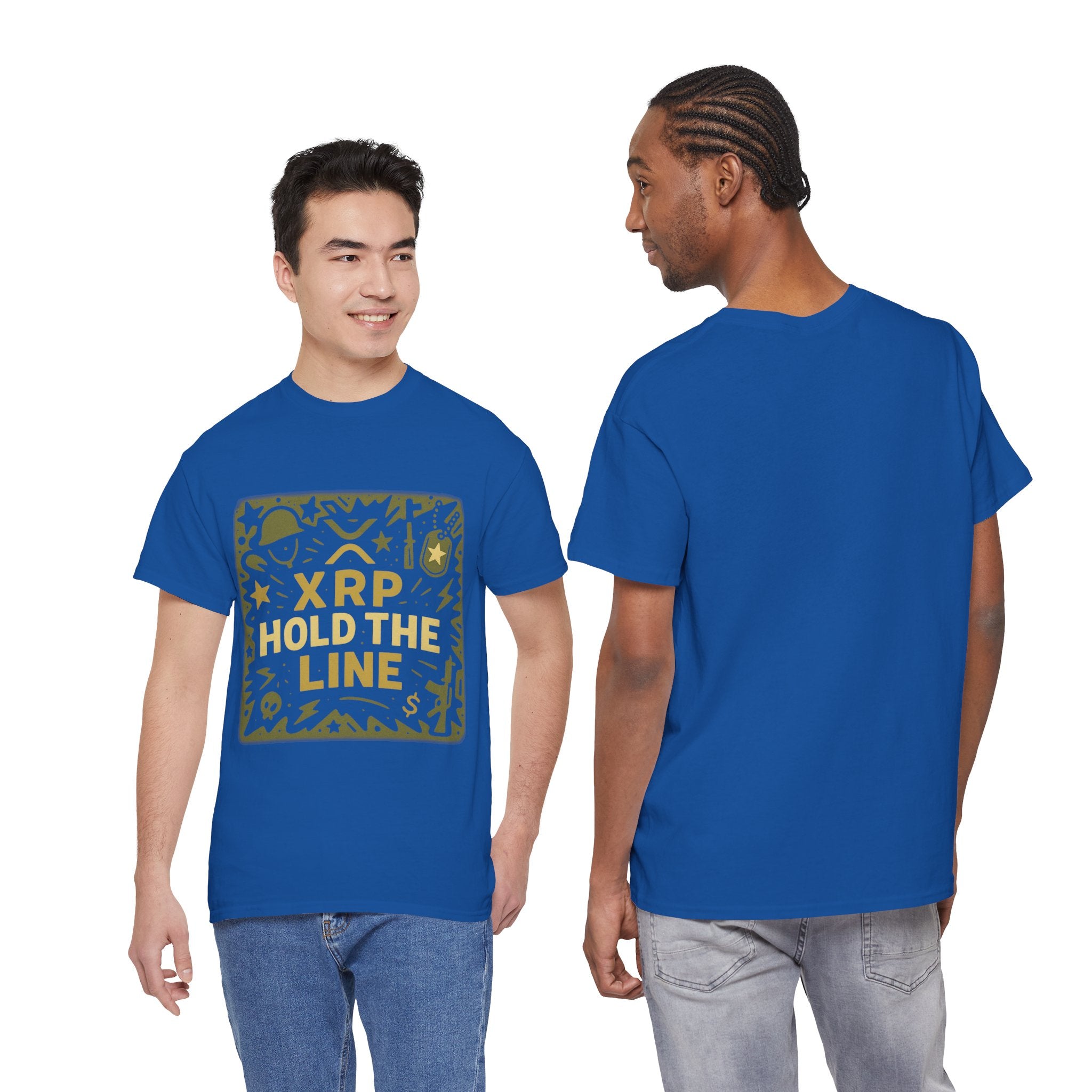 T-Shirt — XRP Hold The Line Crypto Graphic Tee
