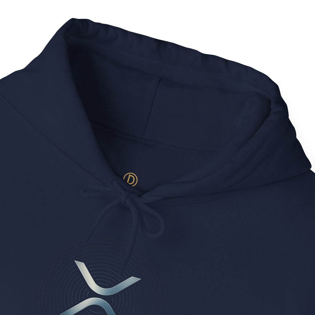 XRP 'Decentralize Everything' Hoodie — Minimal Crypto Logo Pullover
