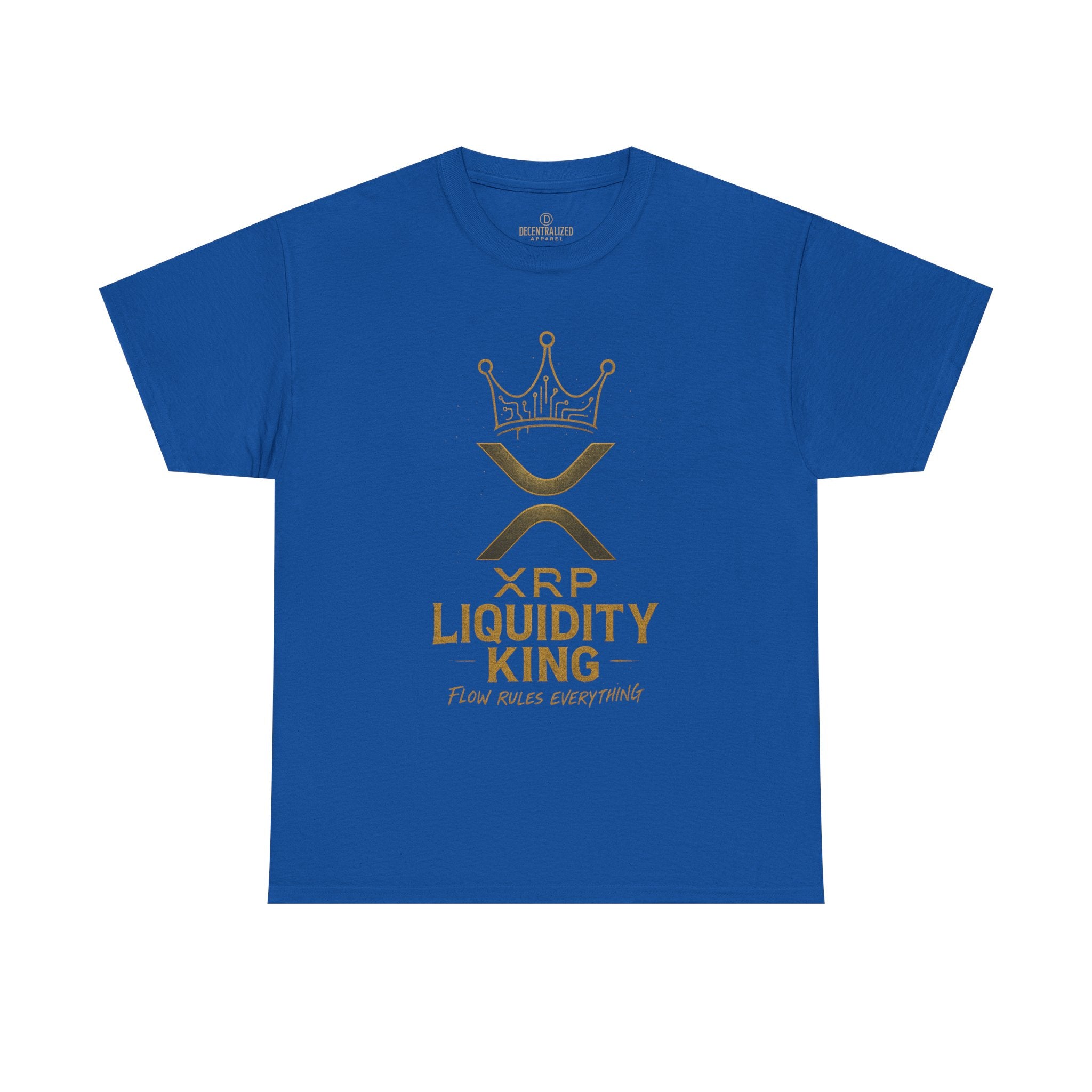 XRP Liquidity King Tee — Crypto Crown T-Shirt