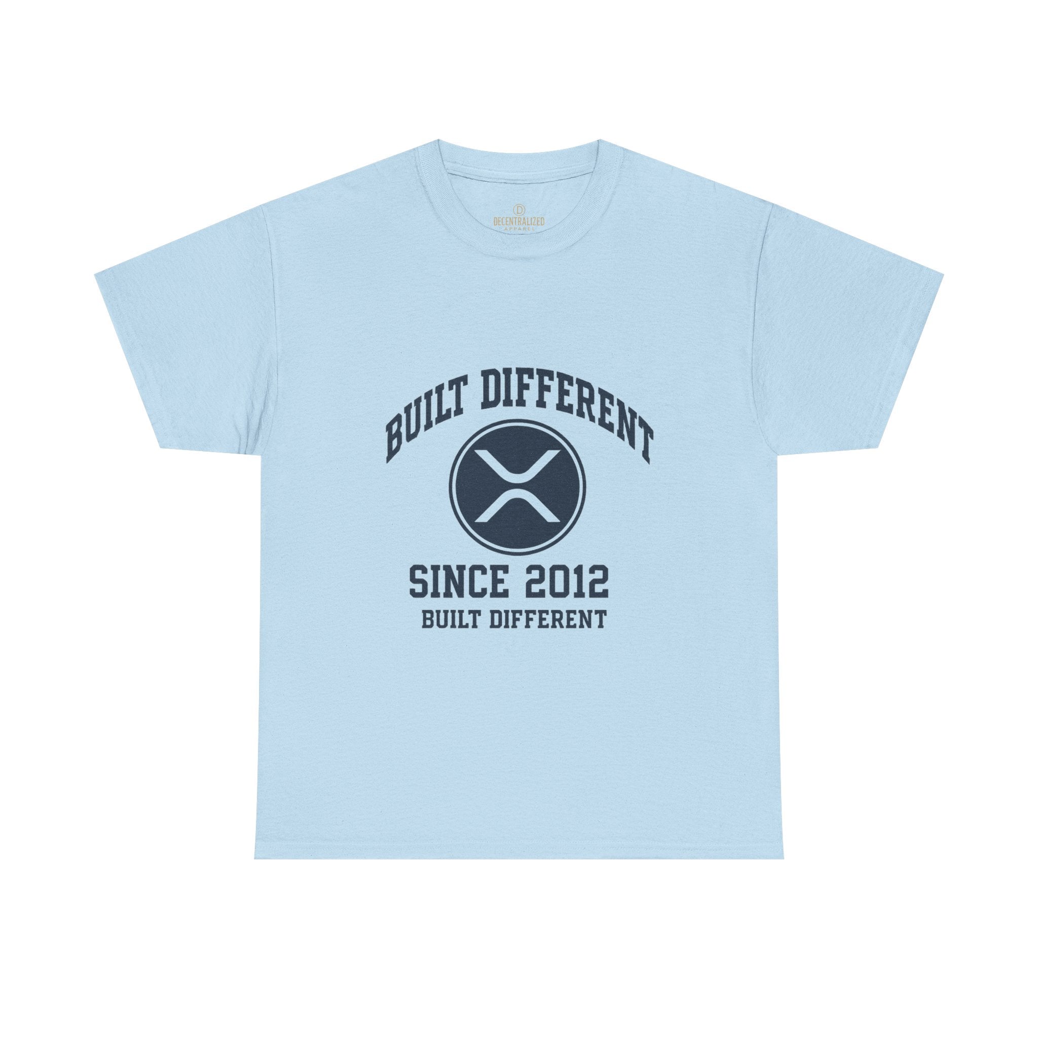 Built Different Since 2012 T-Shirt – Ripple XRP Logo Tee