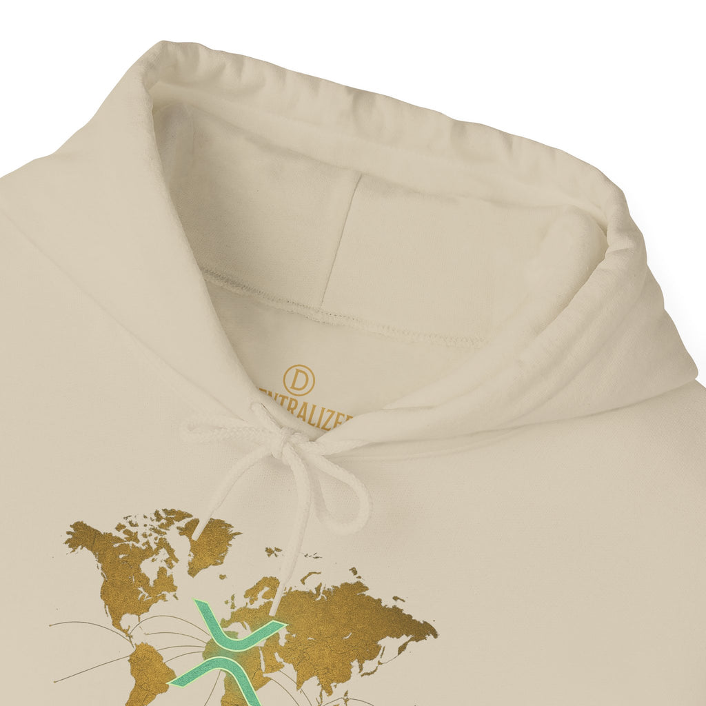 Global Reserve Hoodie — World Map Logo Pullover