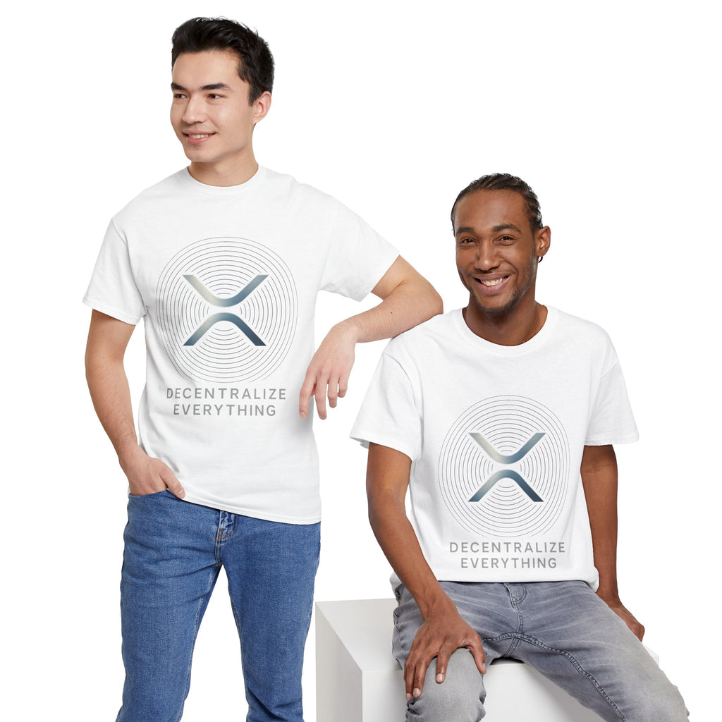 XRP 'Decentralize Everything' Tee - Crypto Logo T-Shirt