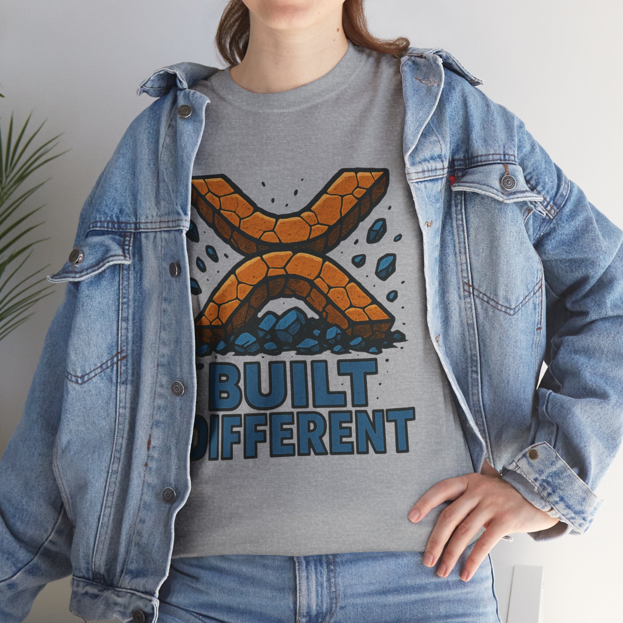 Built Different T-Shirt — Rugged Crypto X Design Tee