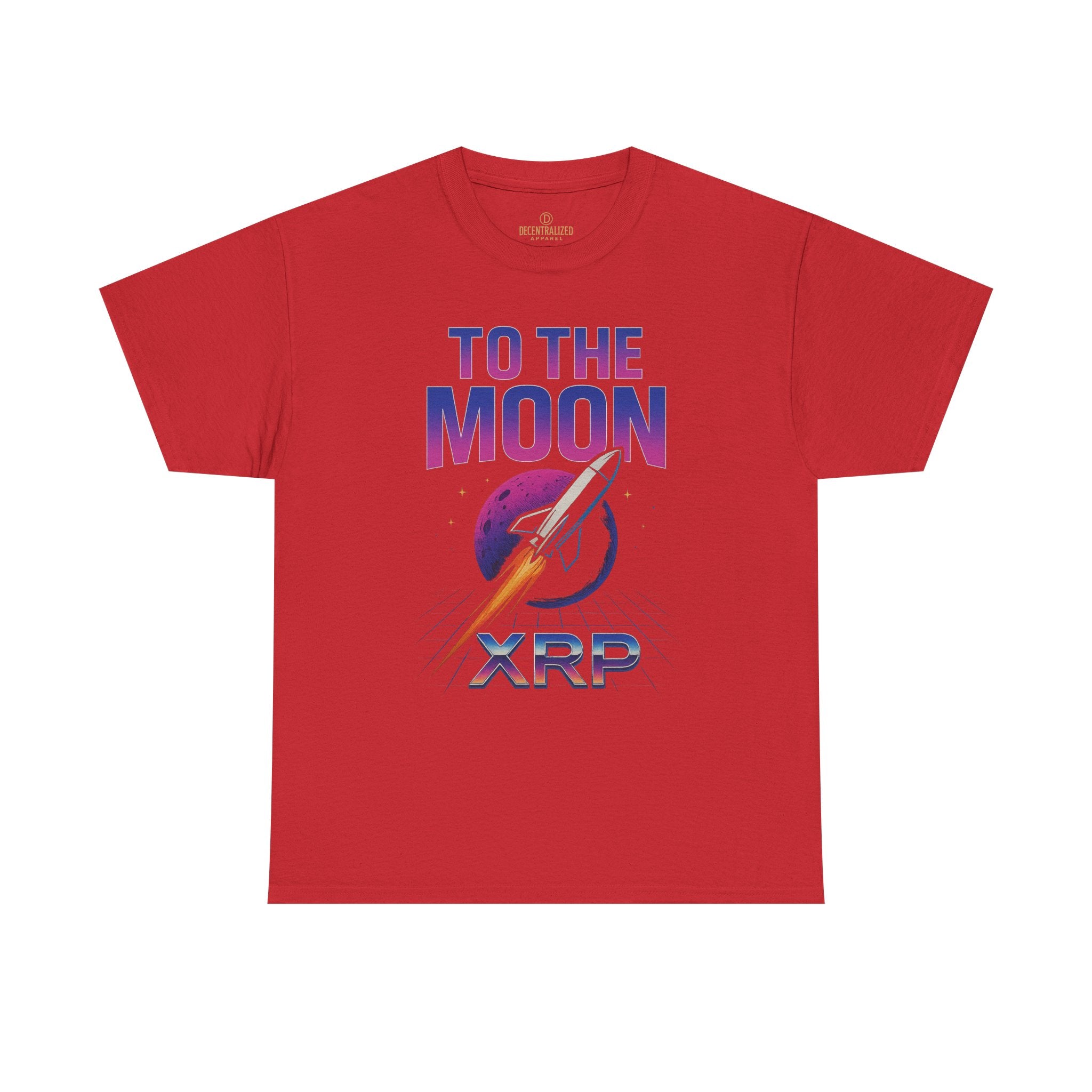 XRP 'To The Moon' T-Shirt — Crypto Investor Rocket Tee