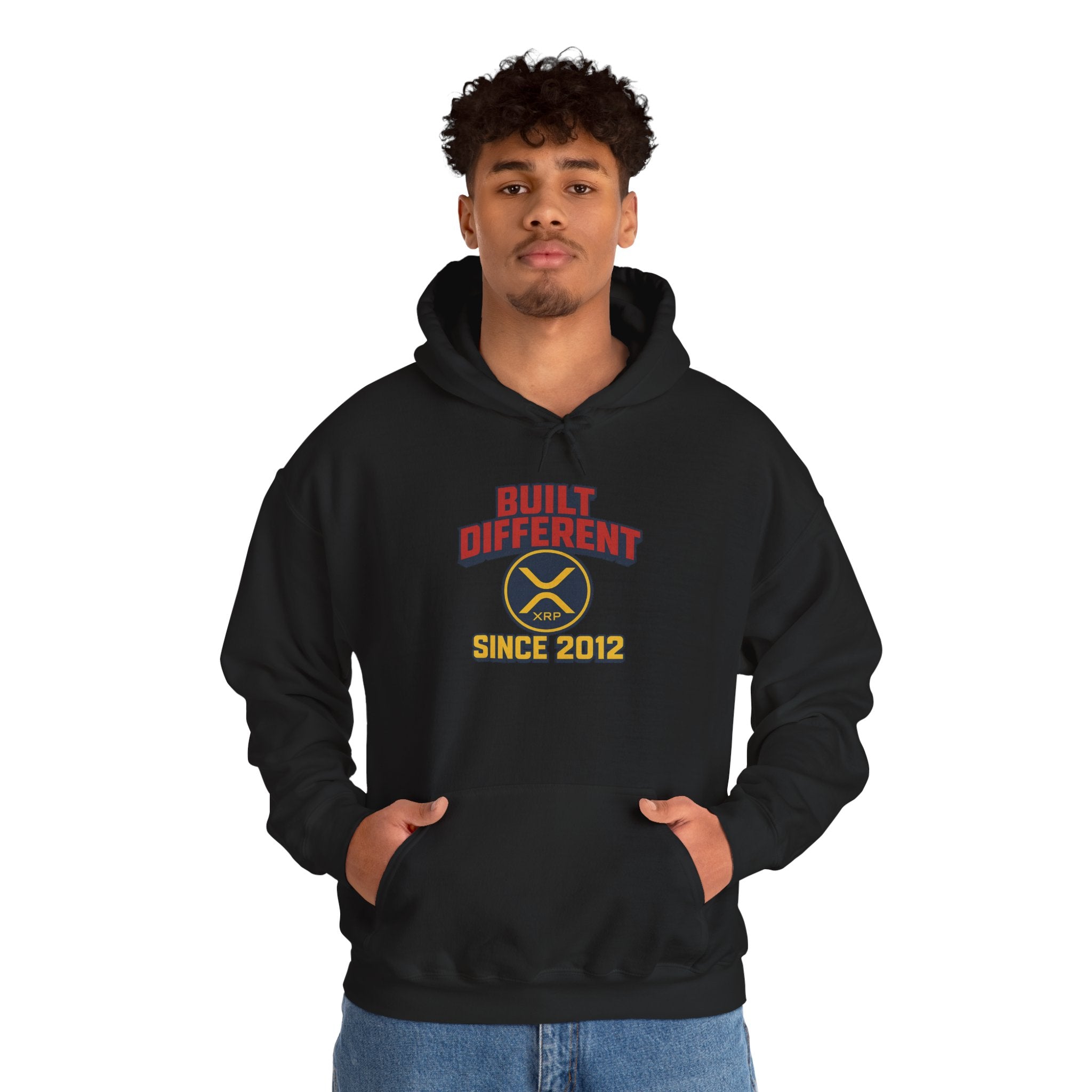 Hoodie - "Built Different Since 2012" Retro Athletic Pullover