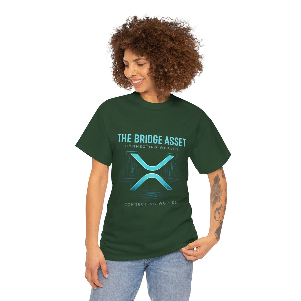 The Bridge Asset Tee – 'Connecting Worlds' Crypto Ripple X Logo T-Shirt