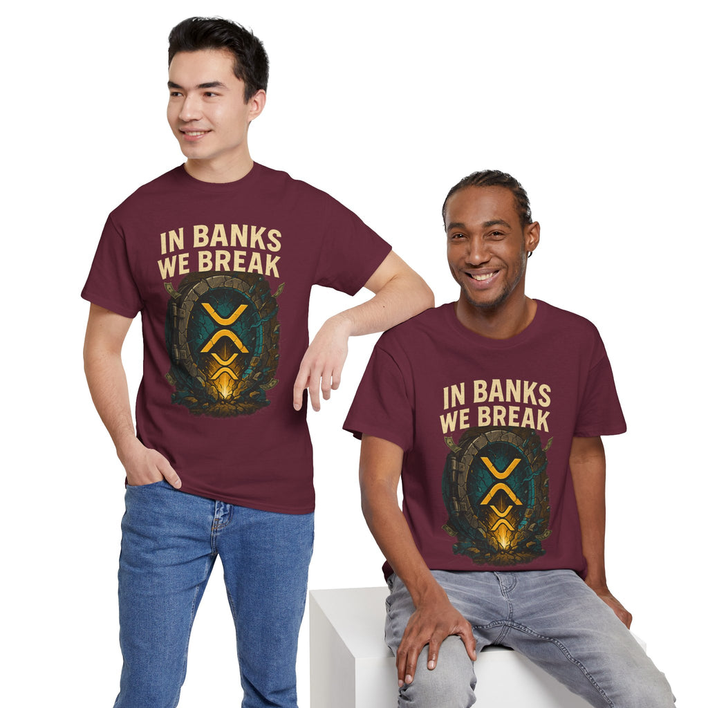 In Banks We Break XRP Crypto Graphic Tee