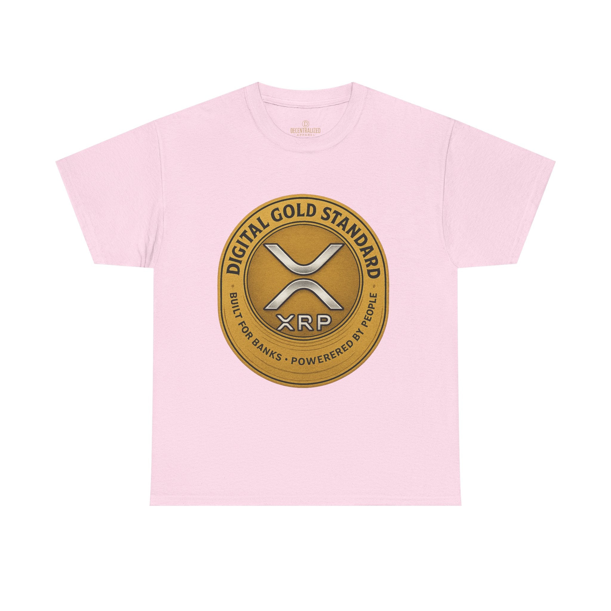 XRP Digital Gold Tee – Cryptocurrency Logo Shirt