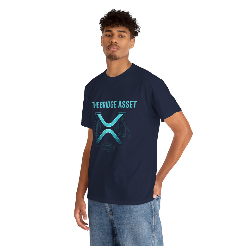 XRP 'The Bridge Asset' Graphic Tee — Crypto Ripple Logo Shirt