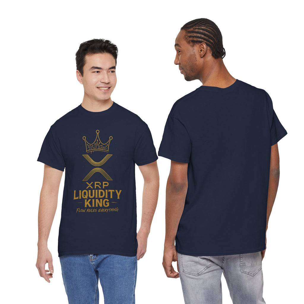XRP Liquidity King Tee — Crypto Crown T-Shirt
