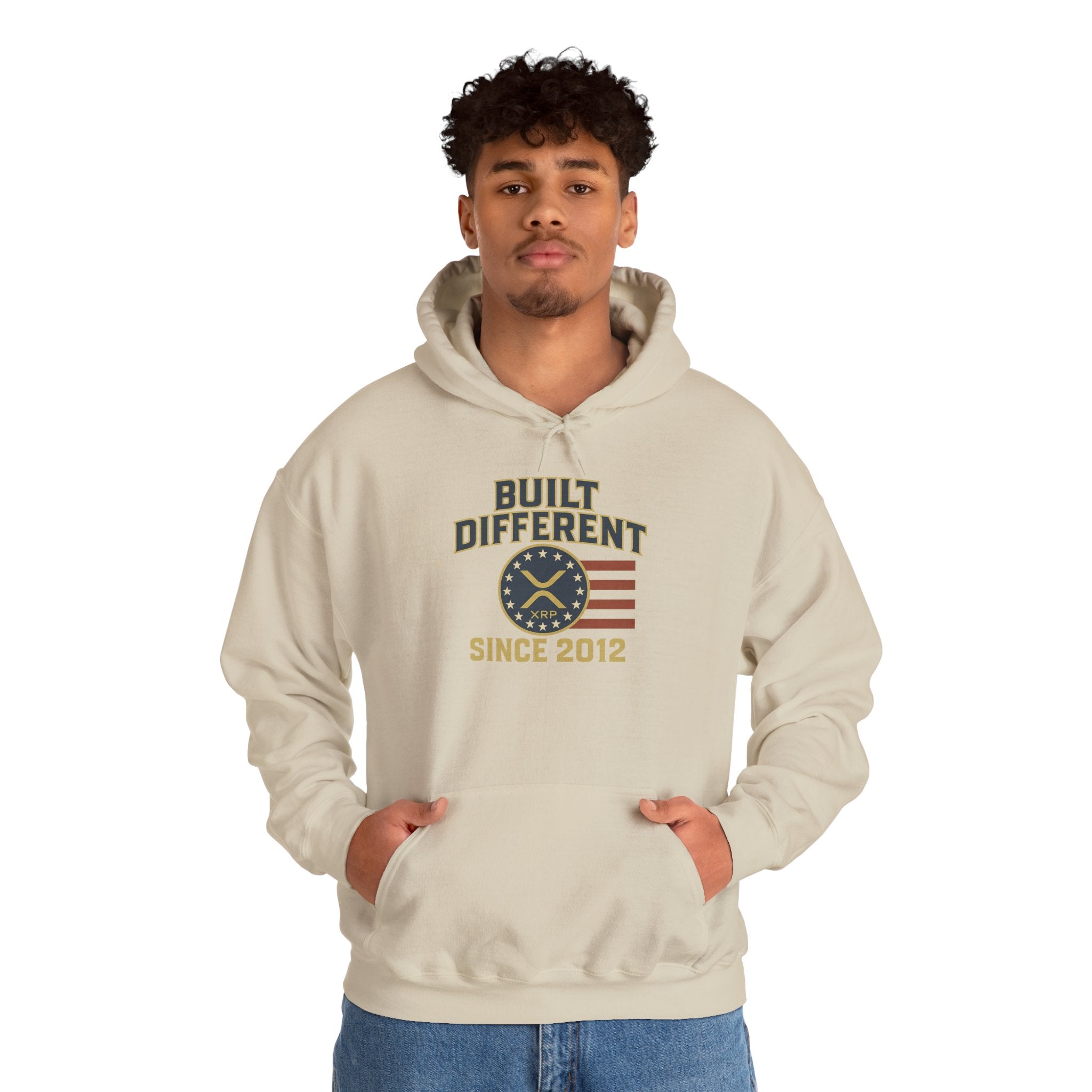Built Different Hoodie • 'Built Different Since 2012' Patriotic Casual Pullover