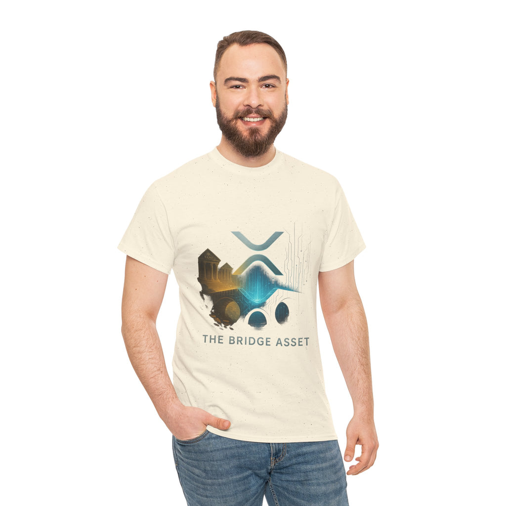 Ripple XRP Crypto Tee — 'The Bridge Asset' Logo T-Shirt