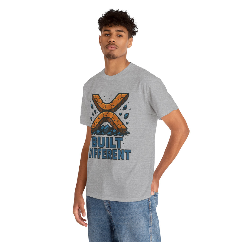 Built Different T-Shirt — Rugged Crypto X Design Tee
