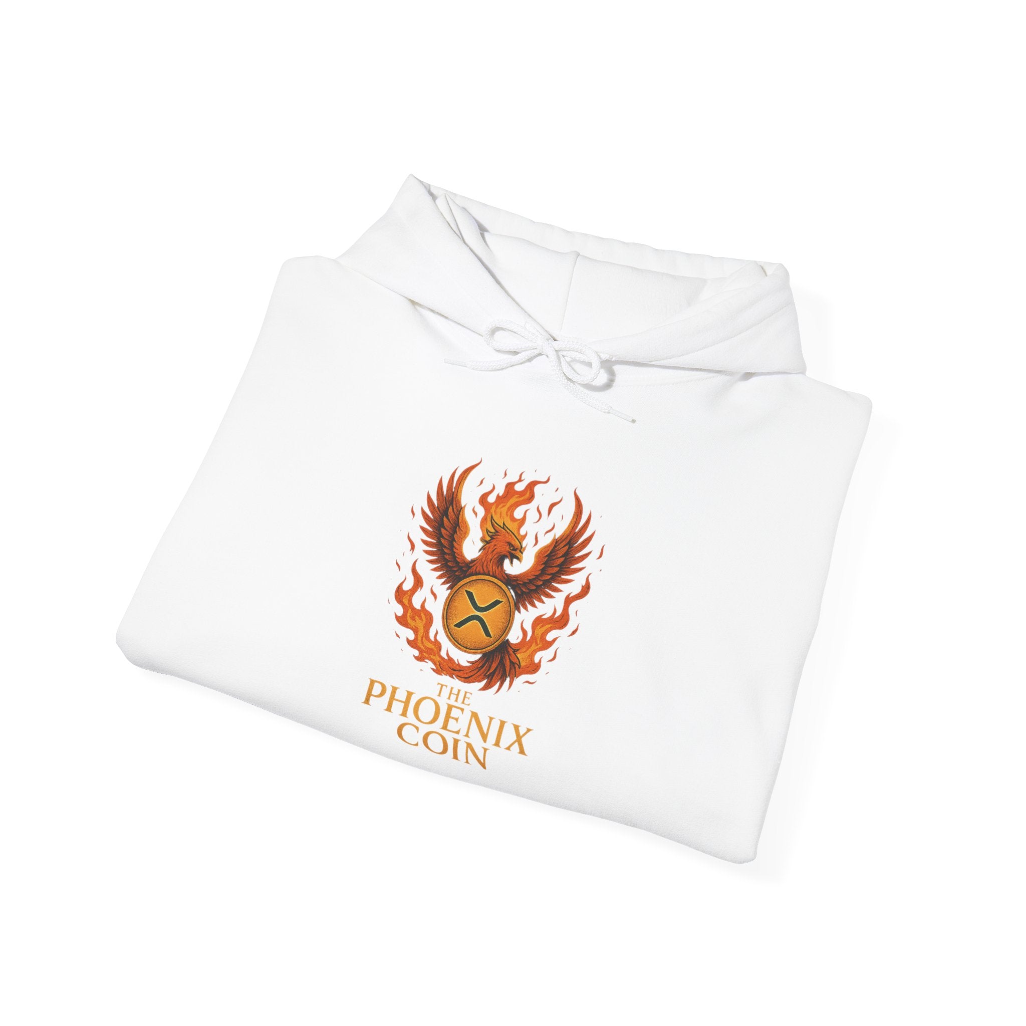 Phoenix Coin Hoodie — Fiery Phoenix Crest Sweatshirt