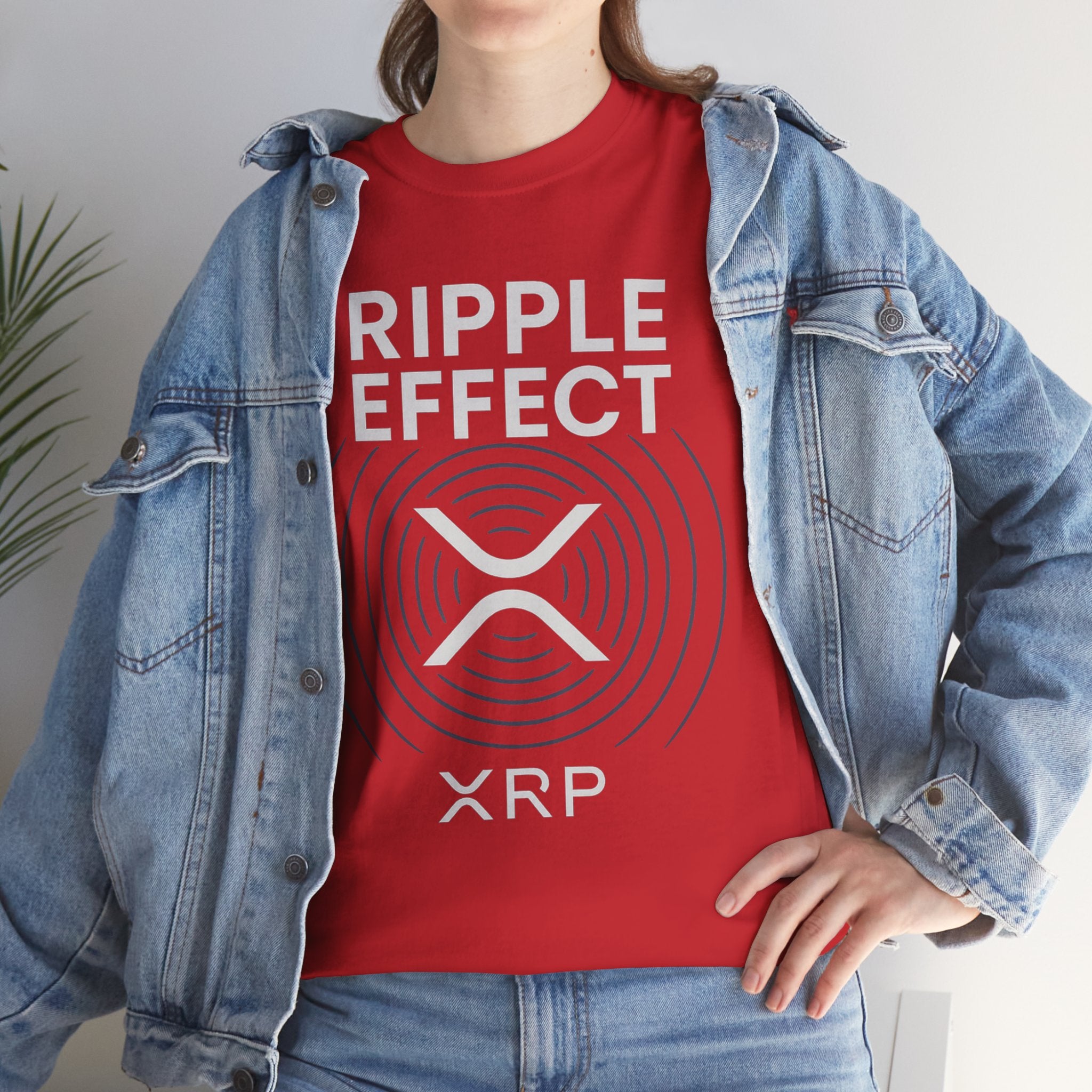 Ripple Effect XRP Tee — Minimal Cryptocurrency Logo T-Shirt