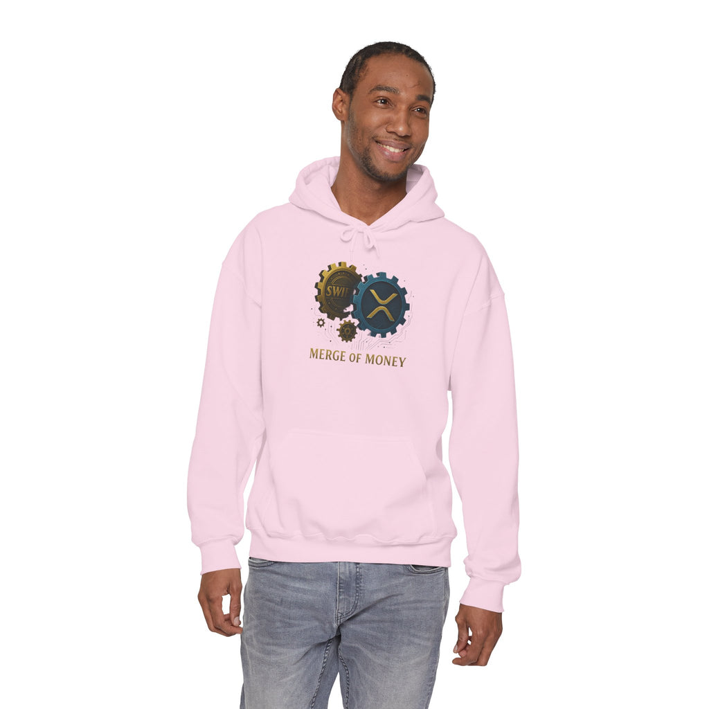 Merge of Money Hoodie — Financial Gears Graphic Pullover
